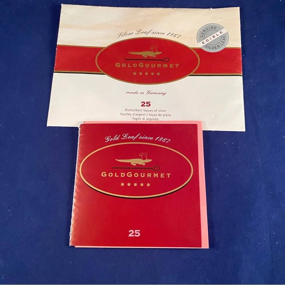 Gold Gourmet Silver Leaf Booklet